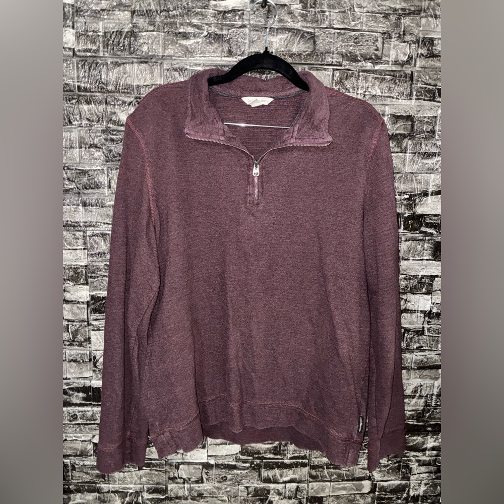 Calvin Klein Quarter-Zip Long Sleeve Top